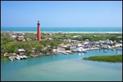 Great fishing at Ponce Inlet at New Smyrna Beach just south of Daytona Beach, Florida